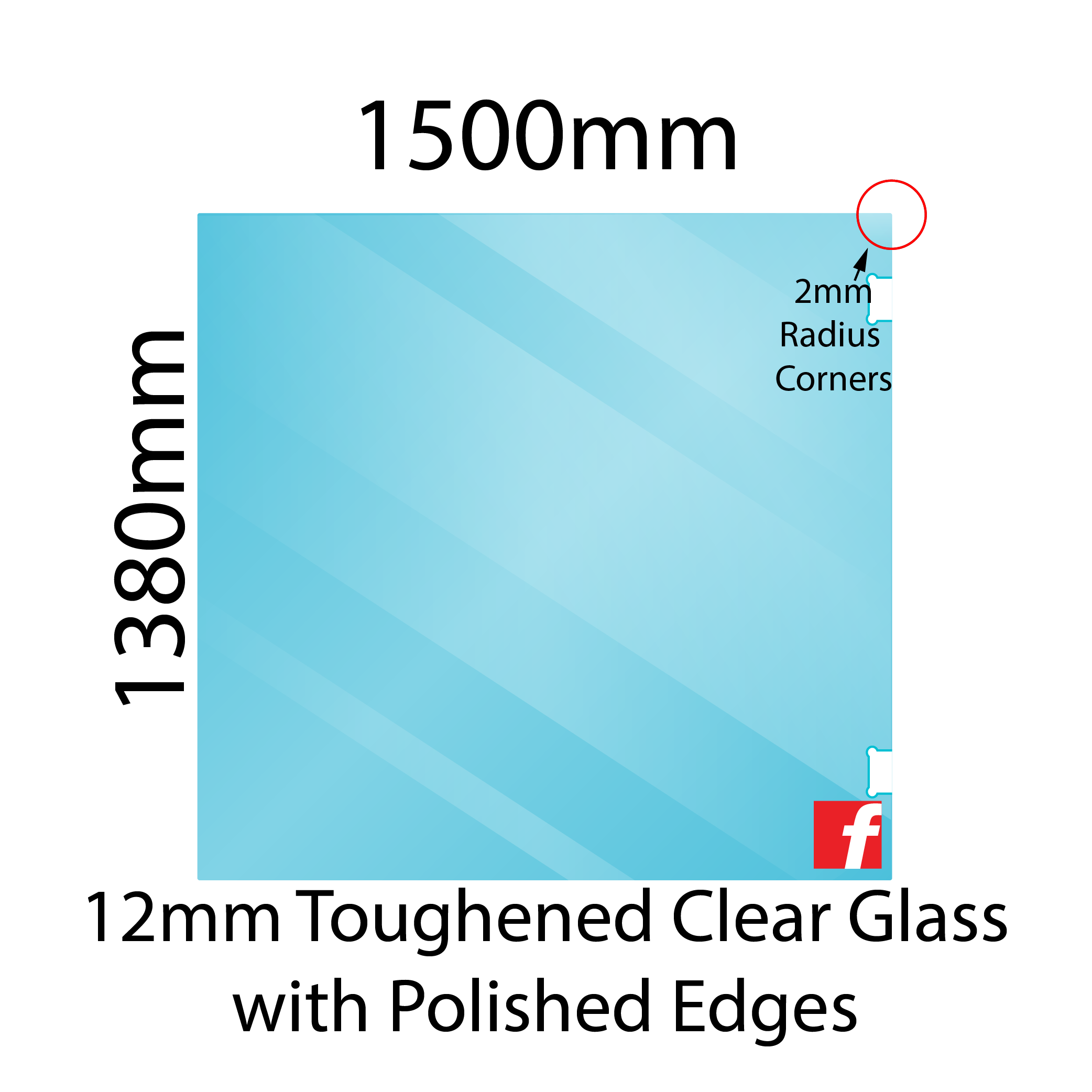 Hinge Panel (Atlantic/Polaris) 1380 x 1500mm